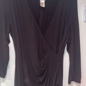 Cachè black quarter sleeve dress